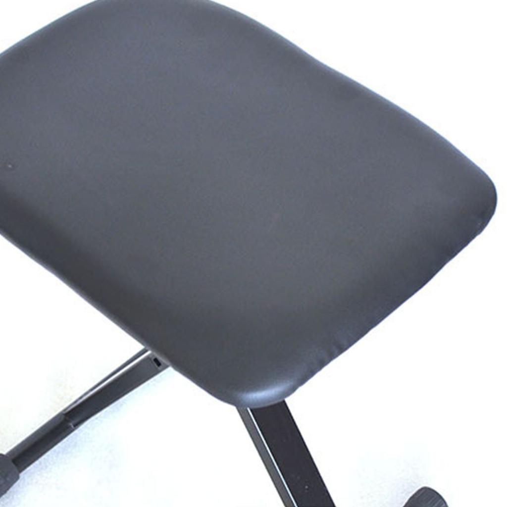 Tattoo Folding Stool Portable Microblading Beauty Salon Height Adjustable Metal PU Leather Stool