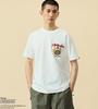 Tops X ALPHA Short Sleeve TC1627 WHITE [Alpha Industries] T-Shirt/Snoopy (FLY BOY) Men's