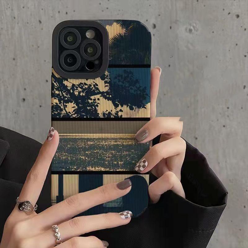 Trendy Phone Case For Iphone 14 Pro Max 11 13 Mini 12 Camera Protection Shockproof Silicone Cover For Iphone Xr Xs X 7 8 Plus 6s