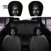 Breathable Car Interior Accessories 2Pcs Halloween Headrest Covers, Creepy Ghost Face Seat Universal Fit Protector, Auto Decor for SUV Truck