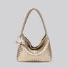 Summer 2026 Woven Texture Shoulder Bag: Large Capacity, Daily Commute Essential, Versatile Fashion for Mother and Daughter