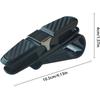 180 Degrees Car Sunglasses Holder,Sunglasses Eyeglasses Mount with Ticket Card Clip, Rotatable Clip Car Sun Visor Accessories