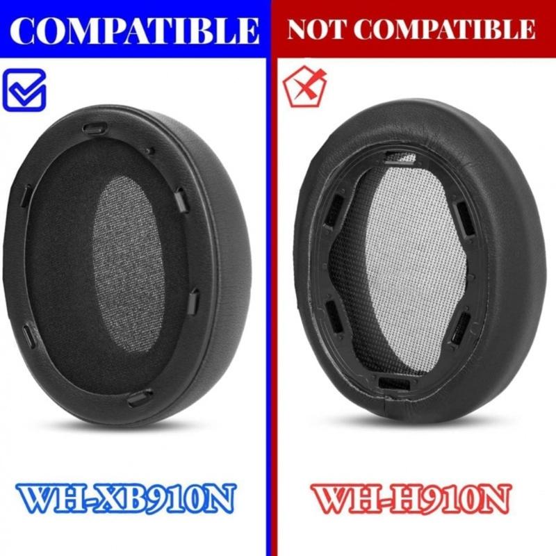 Ear Pad Headbands Sponges Cushions Cover Replacement Elastics Cushions Earmuffs for WH-XB910N Gaming Headsets