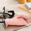 4PC Nonstick Oil Coral Velvet Hanging Hand Towels Kitchen Dishclout