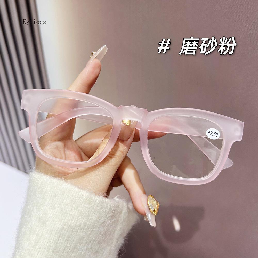 Women Men Hyperopia Eyeglasses Oversized Square Reading Glasses Prescription Diopter Eyewear +1.5 +2 +2.5 +3 +3.5 +4 gafas