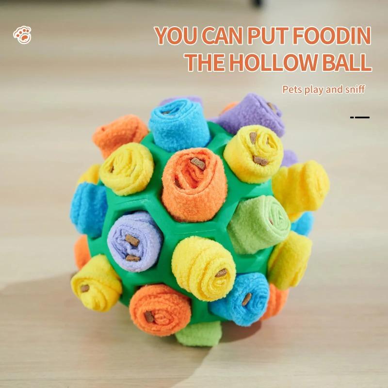 Upgrade Unfilled Pet Dog Sniffing Ball Hidden Food Pad Puzzle Resistant Bite Resistant Explosive Ball Rubber Ball