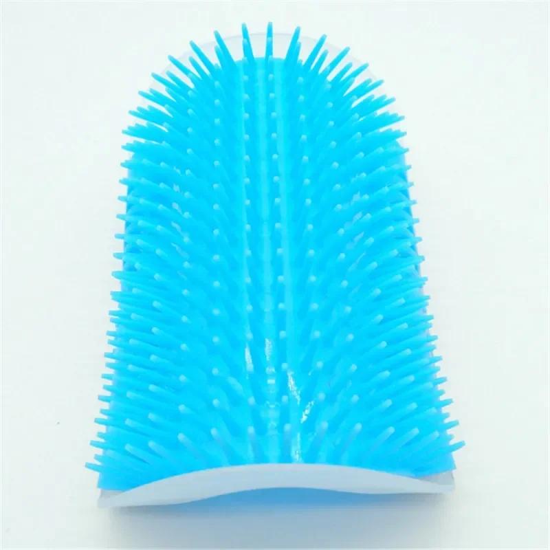 Corner Cat Brush Pet Comb Play Toy Plastic Scratch Bristles Arch Massager Self Grooming Scratcher Cats Toys