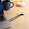 4pcs Zinc Alloy Cable Hole Cover 60mm Diameter Wire Cord Organizer Durable Desk Grommet  Office