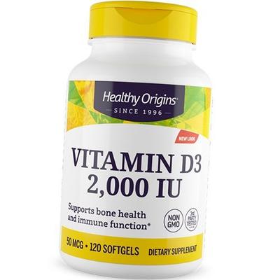 Βιταμίνη D3 υψηλής δραστικότητας, Vitamin D3 2000, 120 μαλακές κάψουλες (36354036)