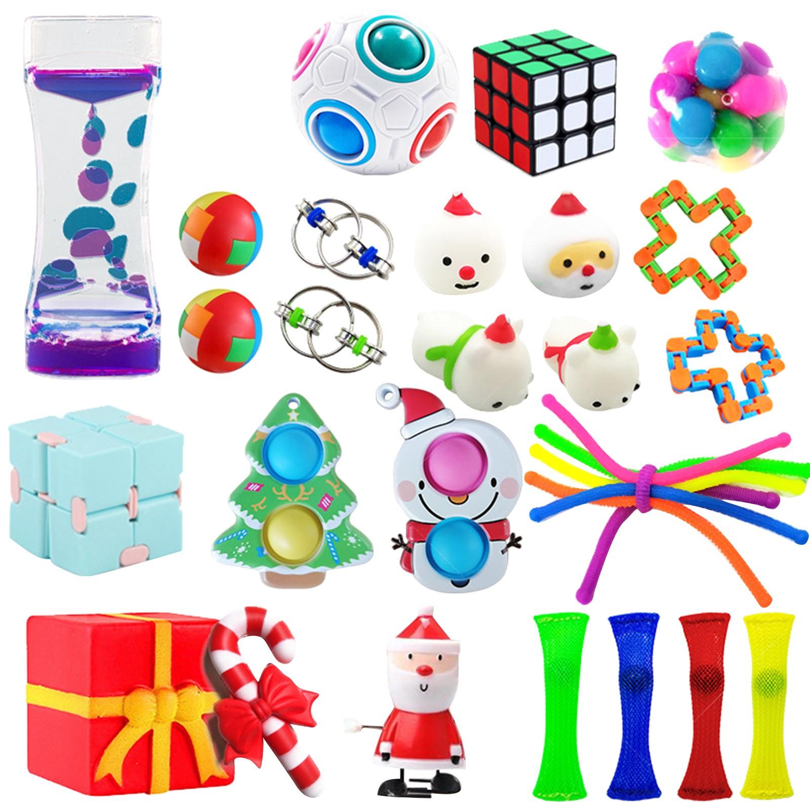 

Рождественская силиконовая сенсорная декомпрессия, настольная головоломка, декомпрессионная игрушка