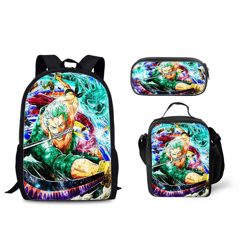 One Piece Backpack Ice Pack Set For Students With Nylon Material And Daily Use