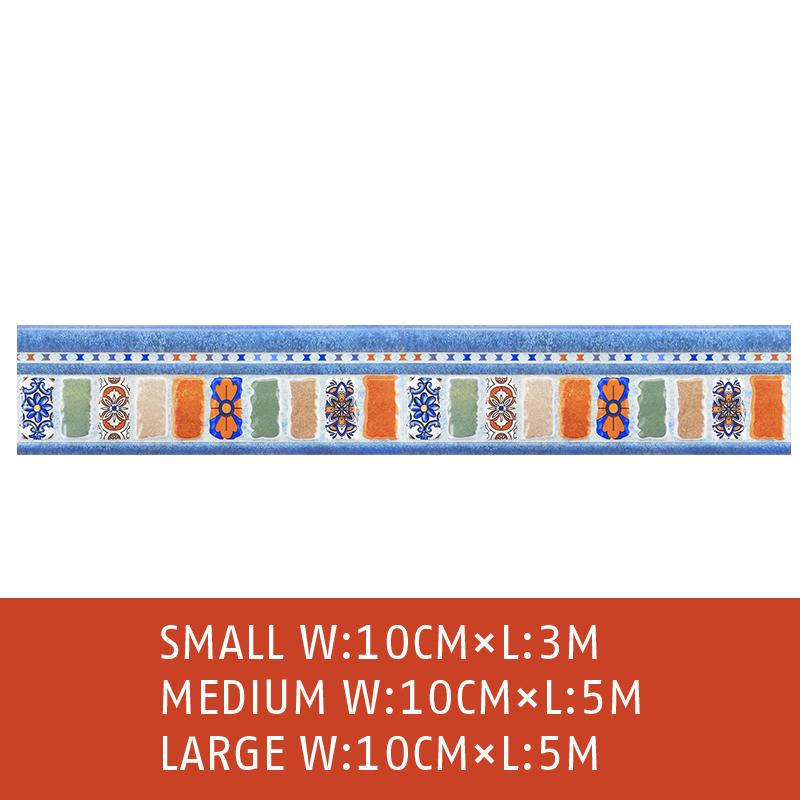3/5M Self Adhesive Wall Skirting Border Sticker PVC Kitchen Cabinet Cupboard Waterproof Baseboard Wallpaper Wall Sticker