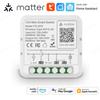 Matter WiFi Розумний вимикач 16А Розумний дім Вимикач світла Модуль реле Голосове керування Працює з Alexa Google Homekit Tuya Smartlife