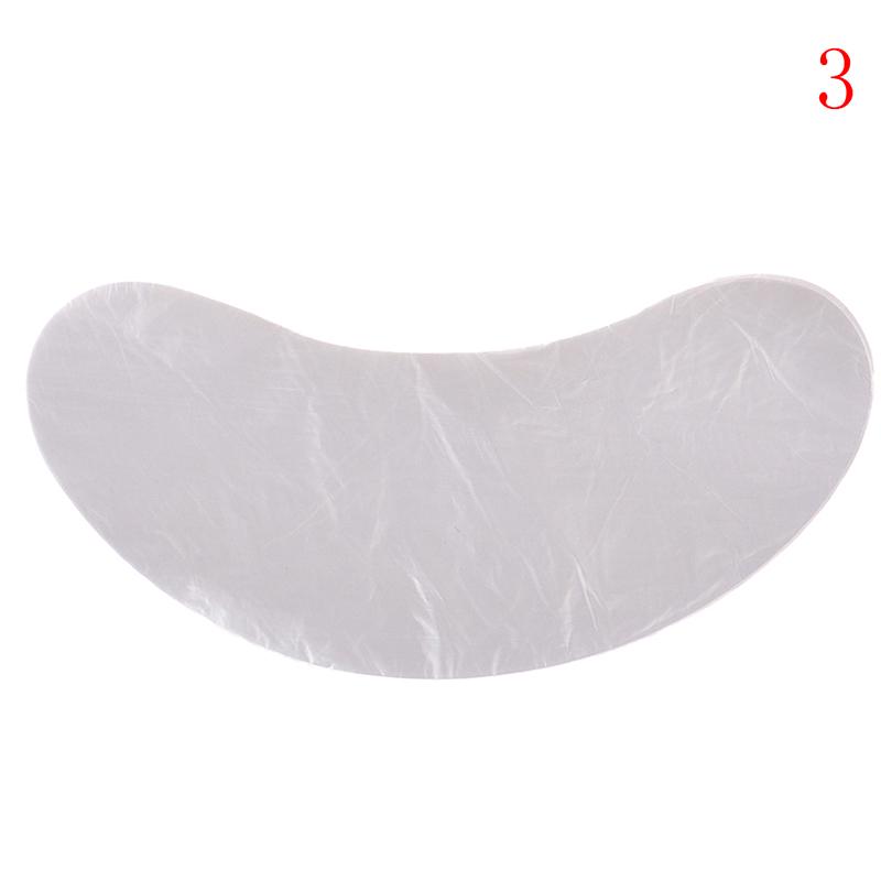 100шт Pe Flm Уход за кожей Полнолицевая очищающая маска Бумага Одноразовая пластиковая бумага as the picture