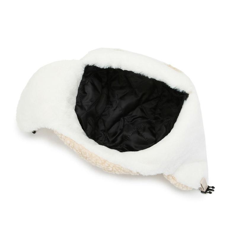 Women Trapper Hat Winter Bomber Hat Warm Fleece Scarf Ski Snowboard Cap