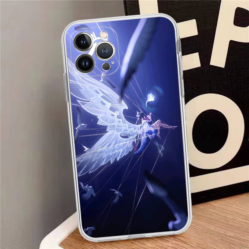 Genshin Impact Columbina Phone Case For IPhone 17 16 15 Plus 14 13 Mini 12 11 Pro Max Soft Shell Cover