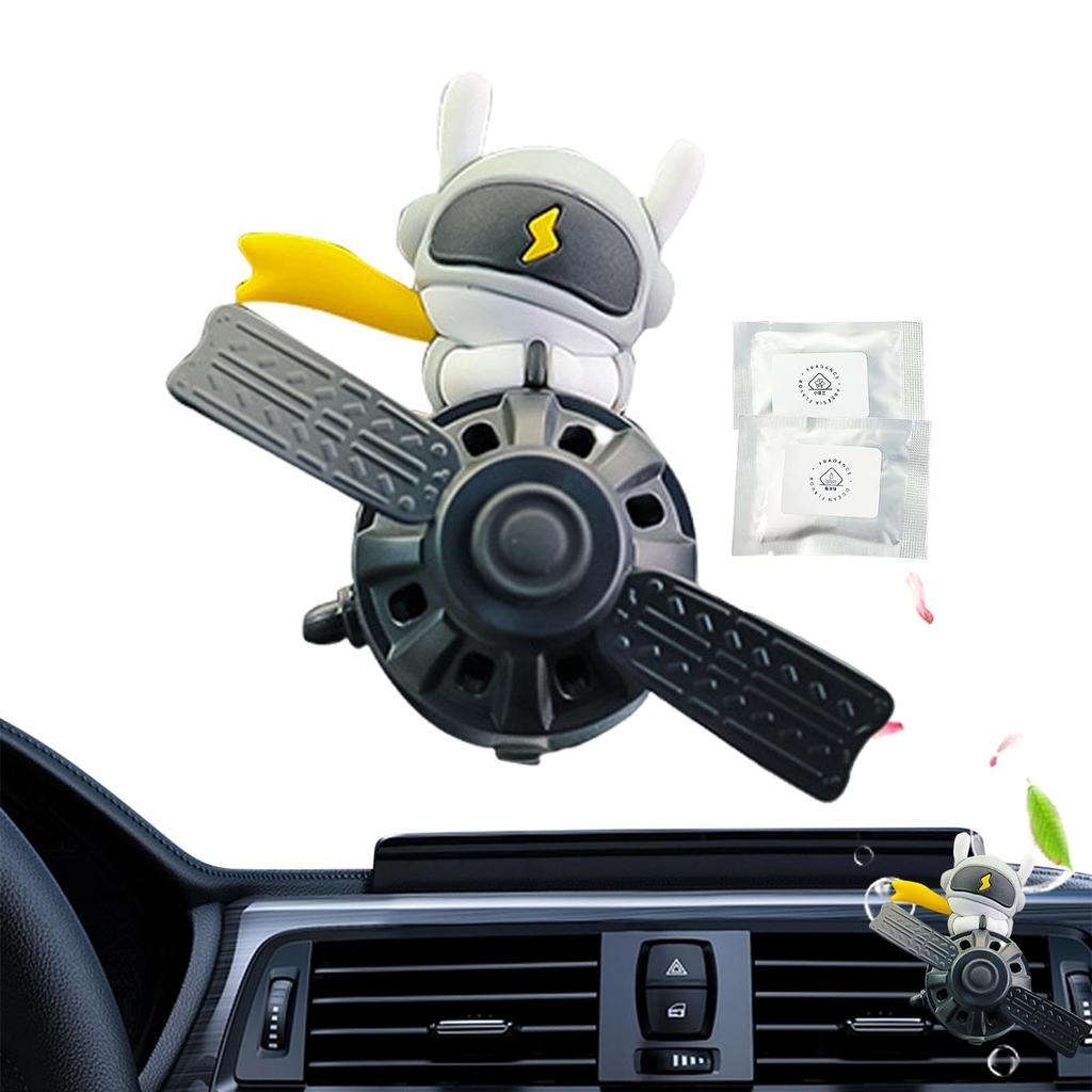 Yonuaret Cartoon Auto , Auto Aromatherapie Lüftungsklammer, Astronauten Design Auto Aromatherapie