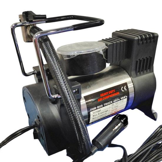 Däckpump Bekväm lågt ljud Högtrycksautomatisk laddning och stopp Multifunktionsdäckluftpåfyllning