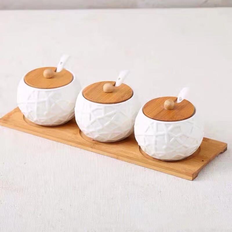 Ceramic Seasoning Jar Set