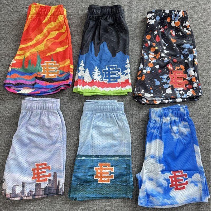 Eric Emanuel New Shorts Mesh Breathable Quick-drying Pants Training Sports Casual Shorts Men Summer