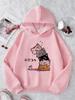 Bluza z kapturem z zabawnym kotem w stylu Y2K dla dzieci Bluza dziecięca z kotem Bluzy codzienne dla chłopców i dziewczynek Ubrania
