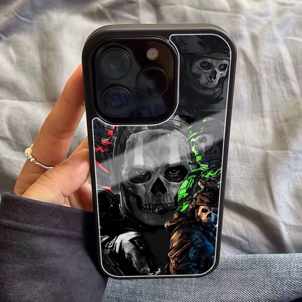 C-Call Of D-Duty Anime Phone Case For Iphone 17 Air 16 15 14 13 12 11Pro Max Plus Hard Plastic PC+TPU Cover