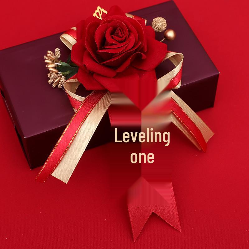 Corsage Wedding Set: Family, Groomsmen & Bridesmaids Boutonnieres for Welcoming Parents.