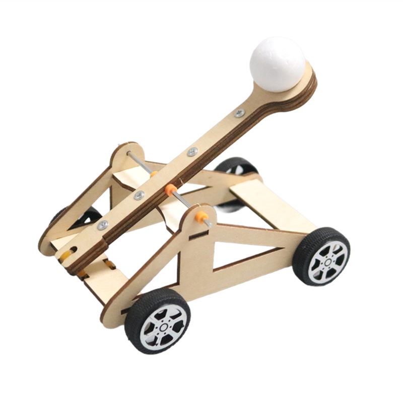 DIY Trebuchet Kit for Kindergarten: Handmade Science Experiment Model for Educational Teaching Aid