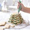 6 STÜCKE 3D Weihnachten Ausstecher Set Weihnachten Home Party Fondant Kuchen Dekoration Stern Herzform Keksform Backform DIY