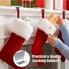2pcs Large Size Christmas Stocking Hanger Non-Slip Fireplace Hook Christmas Stocking Holder  Table