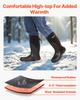 VEVOR Men's Rubber Boots, Protective Footwear, Waterproof Anti Slip Hunting Boots, Gardening Insulated Mud Boots, Protective Footwear
