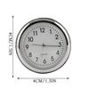 Car Analog Clock - Mini Hygrometer with Adhesive Tape, Mini Car Air Vent Clock for Trucks, RVs, Boats