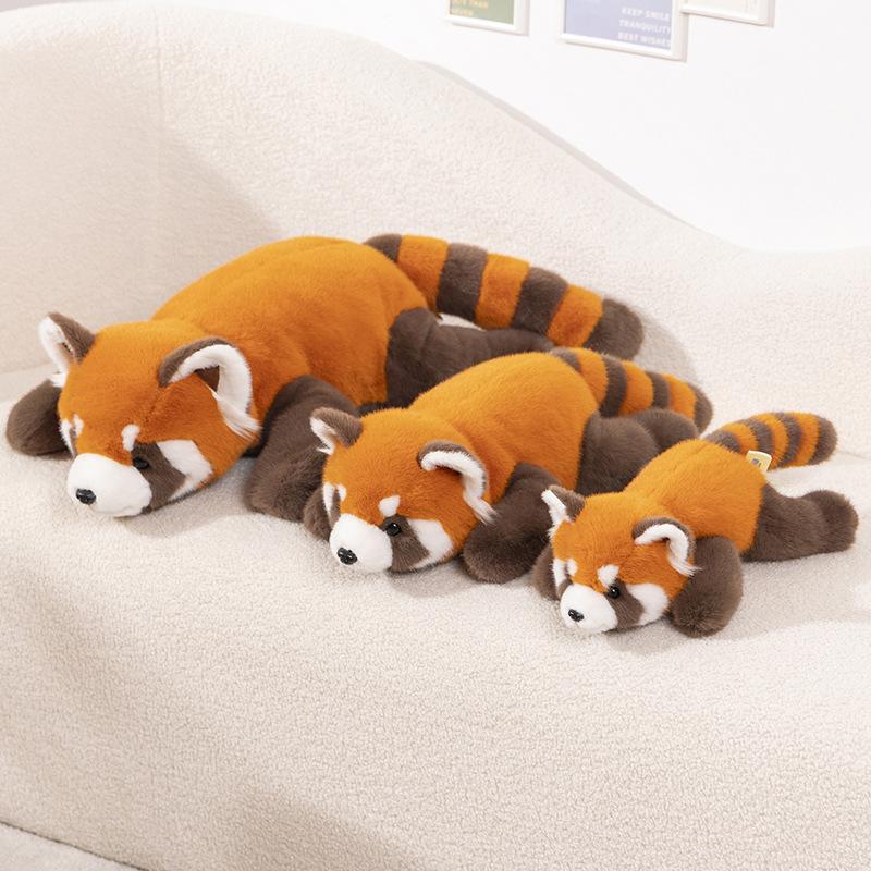 Weiches niedliches Waschbär Plüschtier Fuchs Puppe niedliche kleine Panda Puppe Kinder Mädchen Geschenk Kissen Puppe