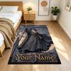 Lord Rings Customized Name Floor Rug Office Rug Suitable for Balcony Foyer Game Room Decorate room Anti-slip Rug Decorate Offices