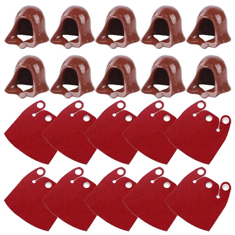 Medieval Building Blocks Military Character Accessories Soldiers Wearing Cloaks Overcoats Helmets Flags Masks Scarves Toy Bricks