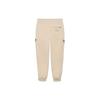 Li Ning X Artist DFT Wade Series Drawstring Knitted Cuffed Casual Pants Men Bottoms Fog-Khaki AKXR591-2