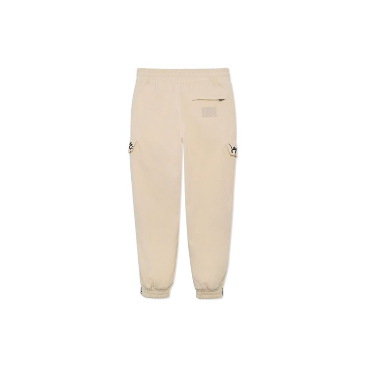 Li Ning X Artist DFT Wade Series Drawstring Knitted Cuffed Casual Pants Men Bottoms Fog-Khaki AKXR591-2