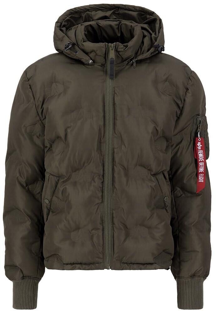 Зимняя куртка Alpha Industries Logo Puffer Bomber Jacket (108107) коричневый