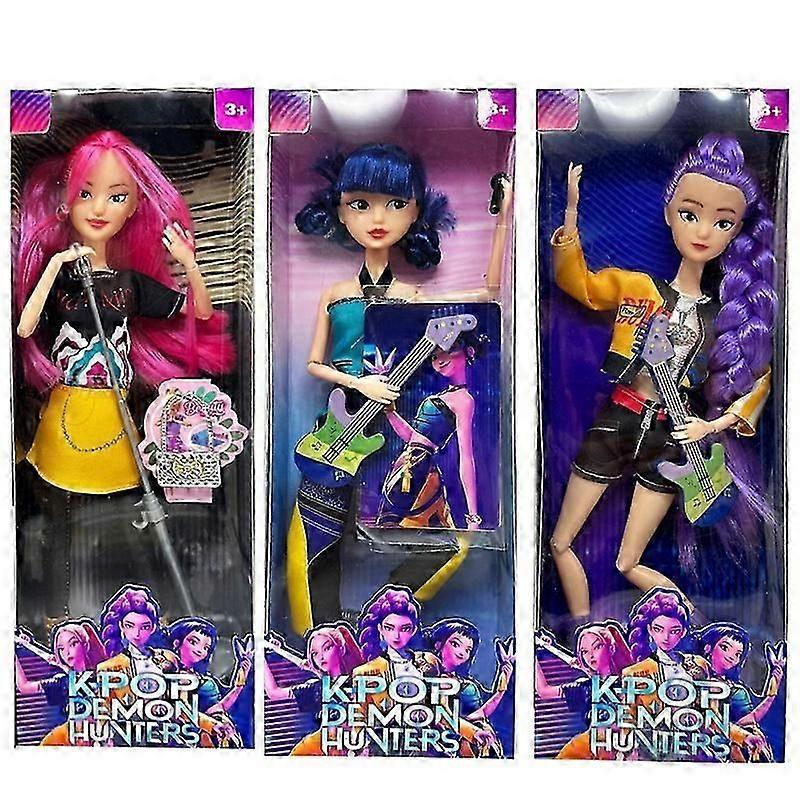 New Anime KPop Demon Hunter Doll Rumi Mira Zoi Vinyl Toy High Appearance Level Girl Birthday Fan Giftp