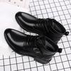 Fashion Luxury Brand Mens Genuine Leather Shoes New Arrival Ankle Boots High Quality Office Business Short Boots Outdoor Motocross Shoes