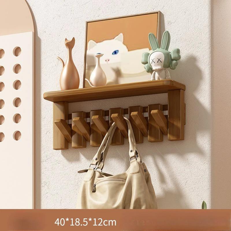 Modular wall Coat racks wooden multifunctional space saving Shelf Storage clothes hangers entrance hall Hanger Living room