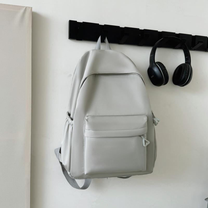 

Литературный Рюкзак Студенческий Пастельного Цвета: Дорожная и сумка для ноутбука большой вместимости серый