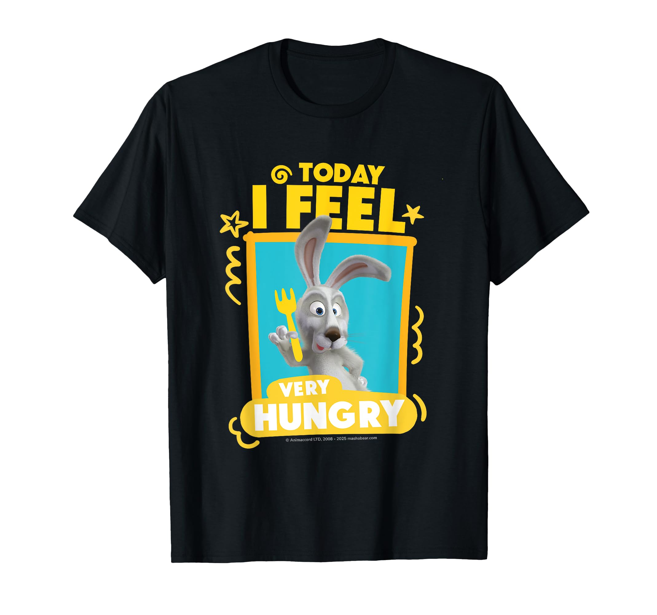 Today I Feel Hungry Friends. T-shirt чёрный