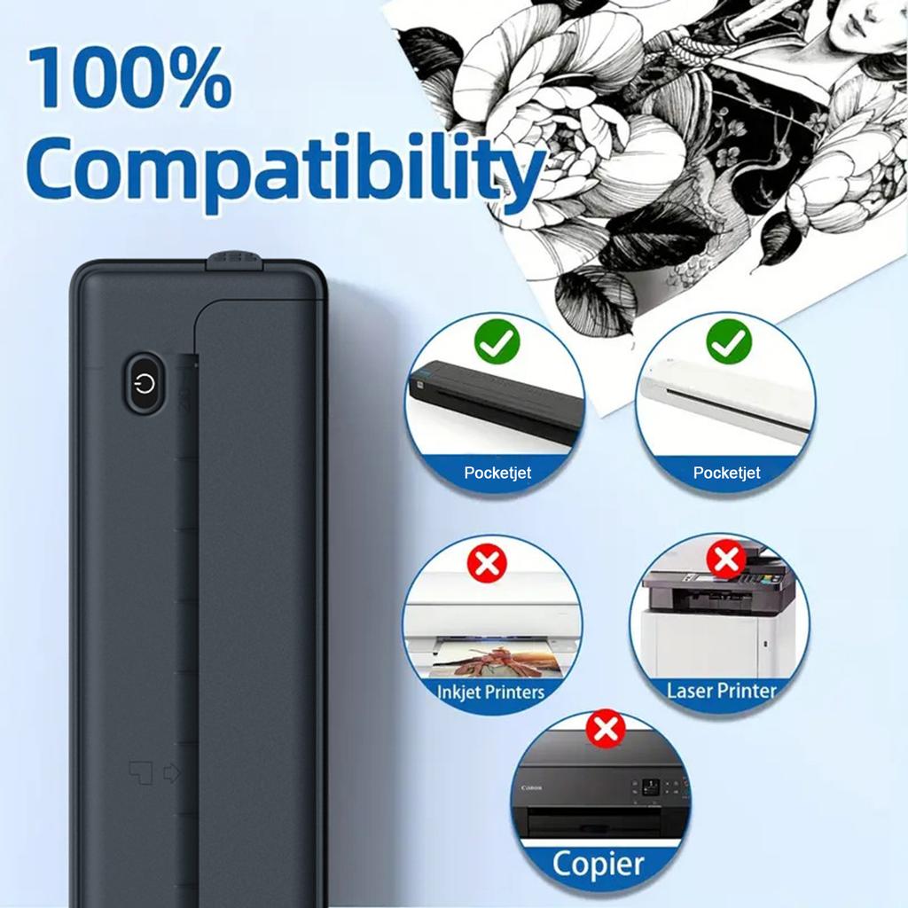 Kompatibilität Thermodruckpapier Gefaltetes Thermopapier Mehrzweck Weiß Schnelltrocknend Klarer Druck 100 Blatt für Zuhause