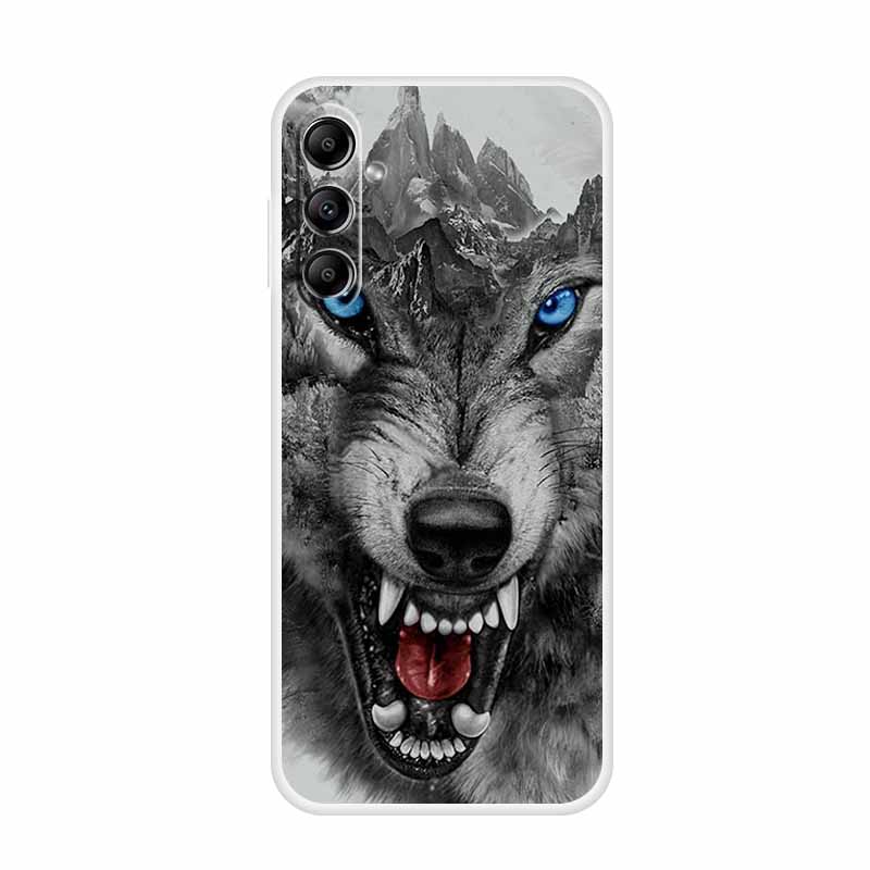 For Samsung Galaxy A14 A34 A54 5G Case Cartoon Soft Silicone TPU Cover Coque for Samsung A54 A34 A24 4G Transparent Clear Capa