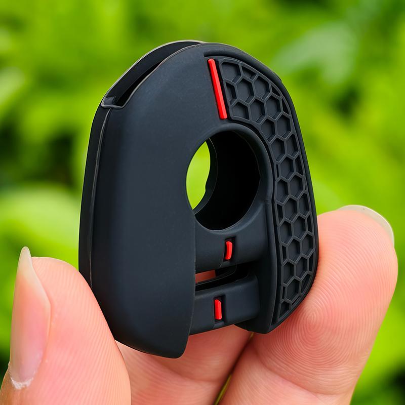 

Motorcycle Accessories Silicone Key Case Cover Keychain For Honda CB600 CB800 CB1300 CBR600RR CBR900RR CBR1000RR CBR954RR чёрный