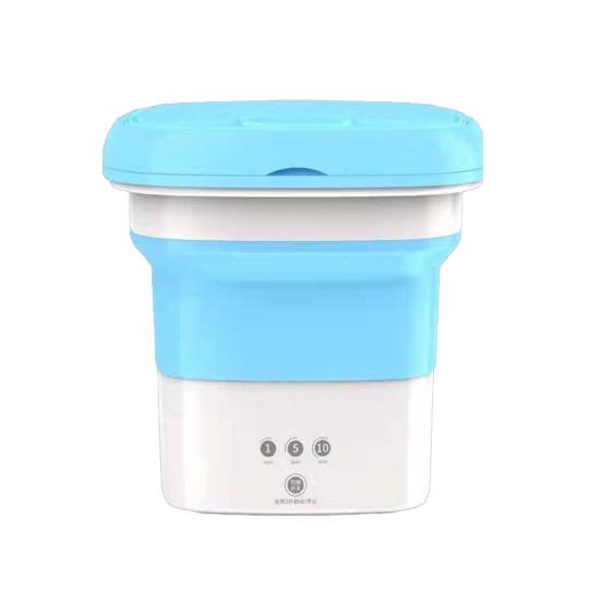 

1 комплект, стиральная машина, складная защита от отключения питания, портативная детская плюшевая игрушка, аксессуары для стирки и путешествий EU синий