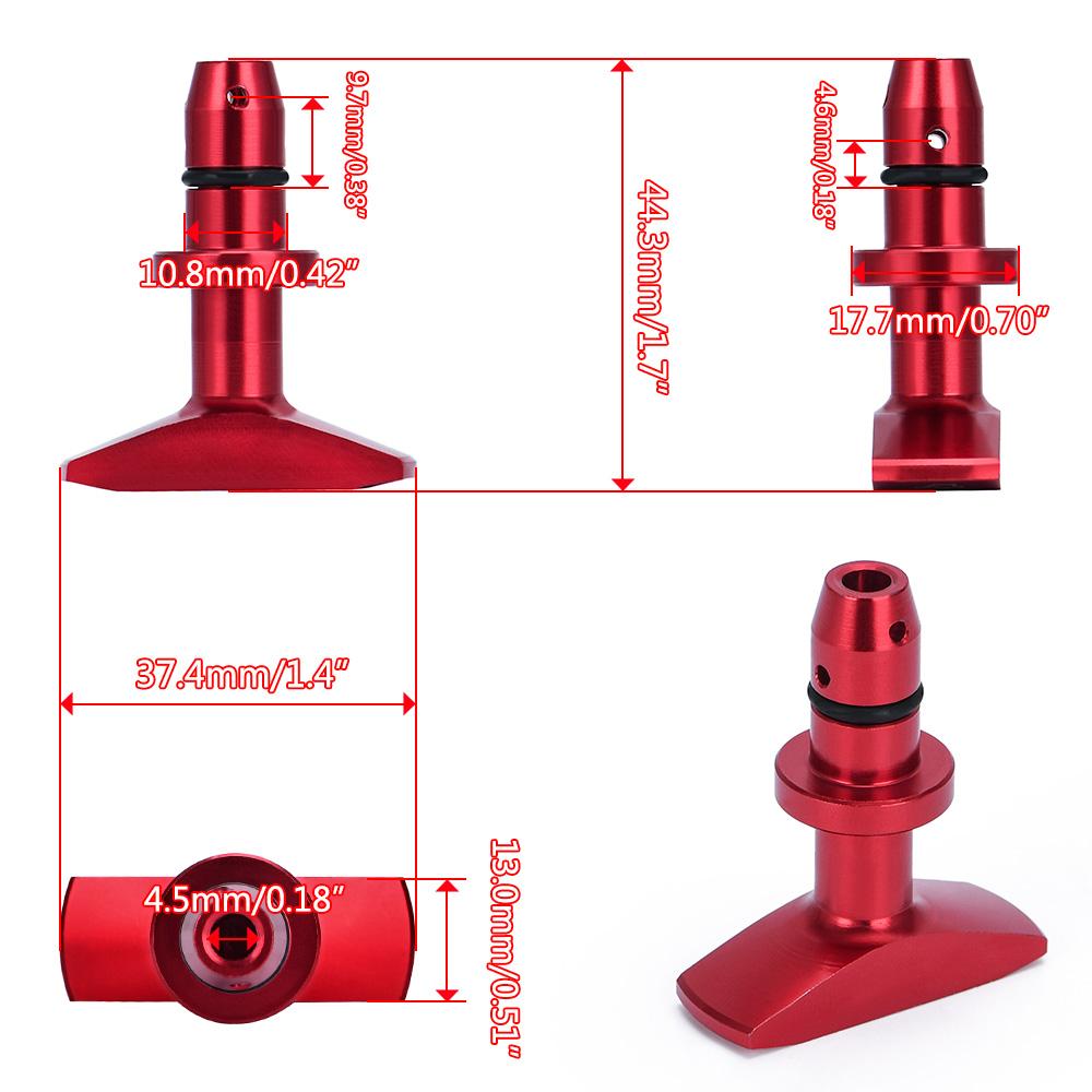 Universal Car Oil Dipstick Pull Handle Engine Oil Pullhandle Aluminum Billet Auto Replacement Modification Decoration MYY