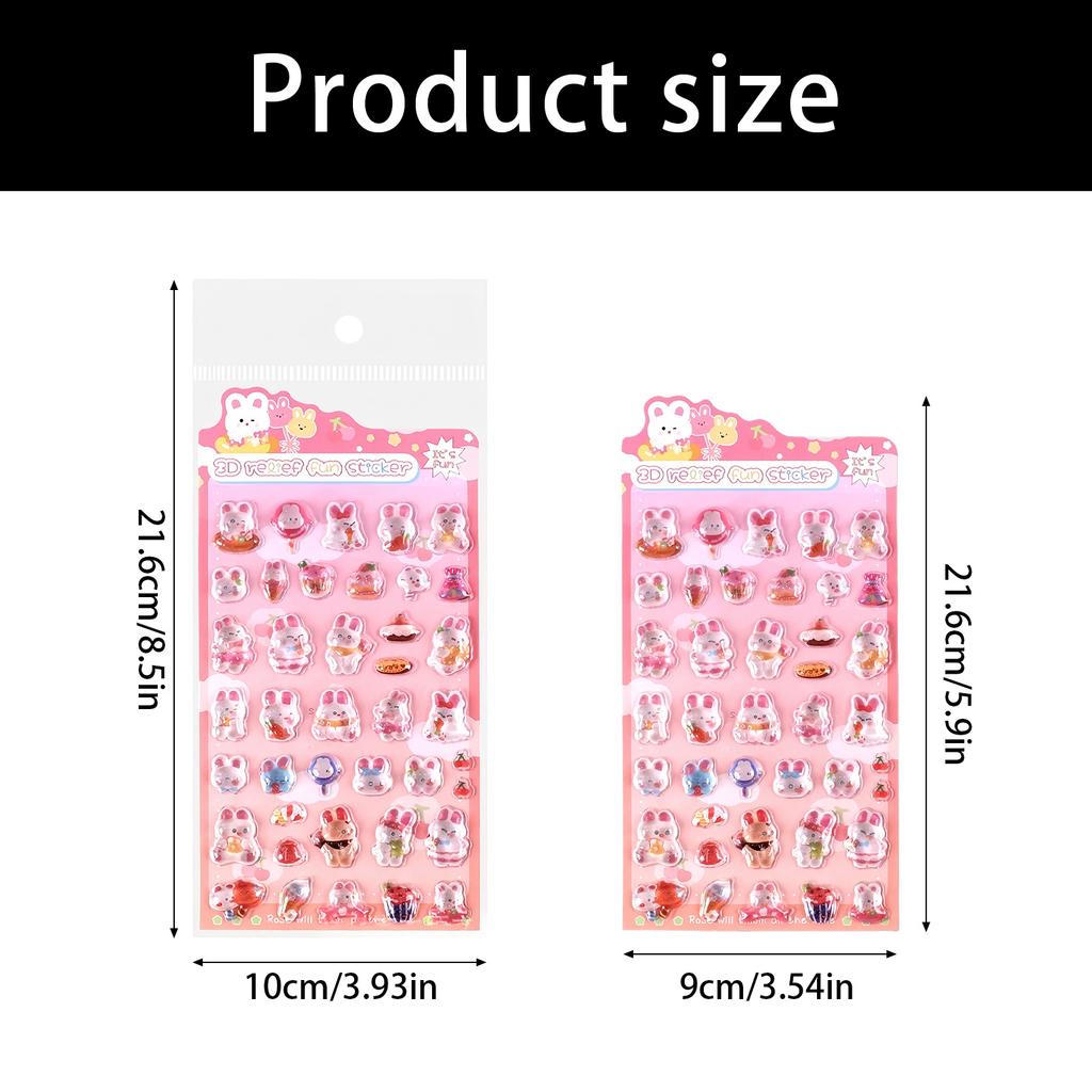 Cartoon Animal Sticker for Kid Craft Scrapbooking Journal Planner Phone Case Children Motivational Sticker for Rewarding