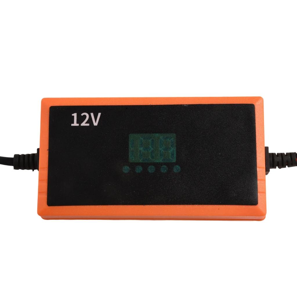 Portable 12V Acid Battery Charger Perfect for Cars and Motorcycles